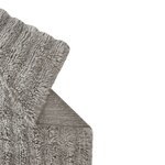 Tapis gris en laine avec reliefs ondulés - 170 x 240 cm