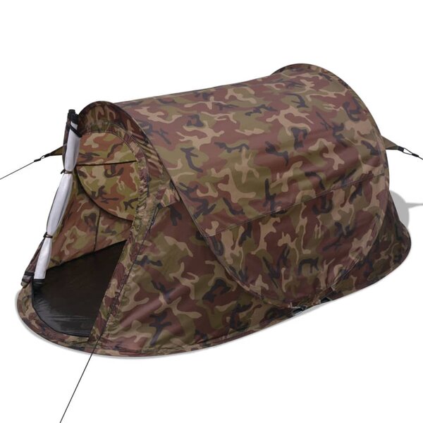 vidaXL Tente pour 2 personnes Camouflage