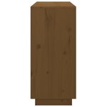 vidaXL Buffet Marron miel 111x34x75 cm Bois massif de pin