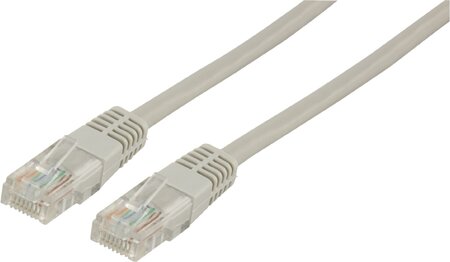 Câble/Cordon réseau RJ45 Catégorie 5E FTP (F/UTP) Droit 10m (Blanc)