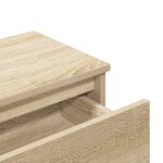 vidaXL Tables de chevet 2 Pièces Chêne sonoma 40x30x39 cm Aggloméré
