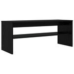 vidaXL Meuble TV Chêne noir 100 x 35 x 40 cm Bois d'ingénierie