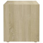 vidaXL Meubles TV 4 Pièces chêne sonoma 37x35x37 cm bois d’ingénierie