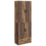 vidaXL Ensemble de Meubles 2 Pièces Bois ancien Bois d'ingénierie