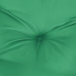 vidaXL Coussins de chaise de jardin à dossier haut lot de 6 vert tissu