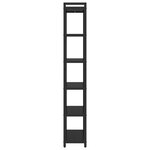 vidaXL Bibliothèque Chêne noir 60 x 30 x 188 cm Panneau de particules