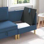vidaXL Sofa avec rangement Tissu