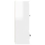 vidaXL Buffet haut blanc brillant 36x35 5x103 5 cm bois d'ingénierie