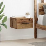 vidaXL Cabinet de chevet Bois ancien 35 x 35 x 20 cm Bois d'ingénierie