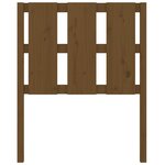 vidaXL Tête de lit Marron miel 80 5x4x100 cm Bois massif de pin