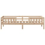vidaXL Cadre de lit sans matelas 80x200 cm bois massif de pin