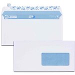 Boîte de 200 enveloppes  dl  110 x 220 mm  blanc  sans fenêtre gpv