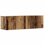 vidaXL Ensemble de meuble TV mural 8 Pièces vieux bois bois d'ingénierie