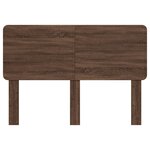 vidaXL Tête de lit Chêne brun 140 cm Bois d'ingénierie