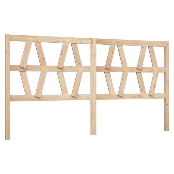 vidaXL Tête de lit 206x4x100 cm Bois massif de pin