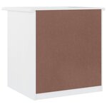 vidaXL Table de chevet ALTA blanc 41x35x41 cm bois de pin massif
