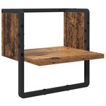 vidaXL Ensemble d'étagères murales 4 Pièces Bois Ancien 65 x 25 x 30 cm