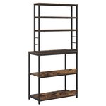 vidaXL Étagère de cuisine Chêne fumé 80 x 40 x 168 cm
