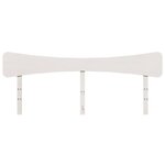 vidaXL Tête de lit blanc 200 cm bois massif de pin