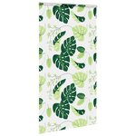 vidaXL Store enrouleur de douche avec cassette largeur du tissu 136 cm