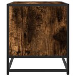 vidaXL Meuble TV chêne fumé 270x40x46 cm bois d'ingénierie