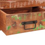 vidaXL Ensemble de Tables Console avec tiroir Autre 2 Pièces Multicolore