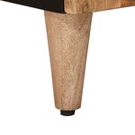 vidaXL Meuble sous Lavabo de Salle de Bain Naturel 62 x 33 x 58 cm