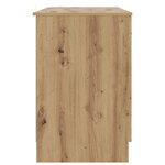 vidaXL Bureau Chêne artisanal 142 5 x 50 x 75 cm Bois d'ingénierie