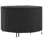 vidaXL Housse pour mobilier d'extérieur 128 x 128 x 71 cm Tissu 600D