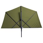 Madison Parasol de balcon Sun Wave 270x150 cm Vert sauge