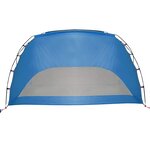 vidaXL Tente de plage bleu azuré 274x178x170/148 cm taffetas 185T