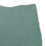 vidaXL Coussin de Dos Vert Mer 60 x 20 x 50 cm Tissu en velours côtelé