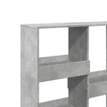 vidaXL Bibliothèque/Séparateur de pièce gris béton 100x33x115 cm