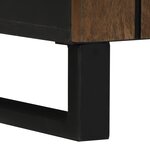 vidaXL Armoire à lavabo 62 x 33 x 58 cm – En bois de mangue solide.