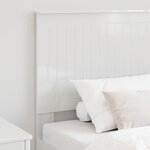 vidaXL Tête de lit Blanc Brillant 90 cm Bois d'ingénierie