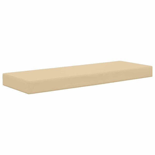 vidaXL Coussin de Siège d'Extérieur Beige 115 x 40 x 8 cm