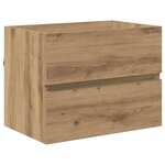 vidaXL Set de Meubles de Salle de Bain 2 Pièces Chêne artisanal