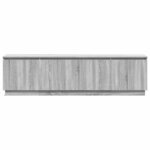 vidaXL Meuble TV avec LED Sonoma gris 180 x 38 x 49 cm