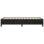vidaXL Cadre de lit sans matelas noir 80x200 cm velours