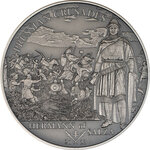 Monnaie PRUSSIAN CRUSADE 1 Oz Argent 5$ Cook Islands 2023