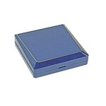 Écrin bleu pour une série complète de pièces Euro.