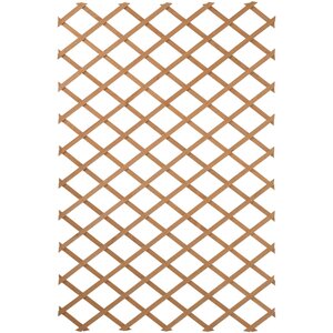 Nature Treillis de jardin 100 x 300 cm Bois Marron