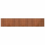 vidaXL Tapis rectangulaire marron 60x300 cm bambou