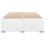vidaXL Cadre de lit sans matelas blanc 140x200 cm similicuir