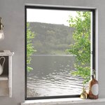 vidaXL Écran anti-insectes pour fenêtres Anthracite 110 x 130 cm
