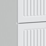 vidaXL Cabinet de chevet avec tiroir 2 Pièces Blanc 43 x 34 5 x 47 5 cm