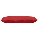 vidaXL Coussin de Dos Rouge 100 x 19 x 50 cm tissu
