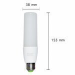 Ampoule e27 led 13w 220v t38 360° - blanc chaud 2300k - 3500k - silamp