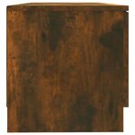 vidaXL Meubles TV 2 Pièces Chêne fumé 80x35x36 5 cm Bois d'ingénierie