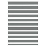 vidaXL Store zèbre gris foncé largeur du tissu 105 9 cm polyester